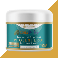 CoilyBuddy Rosemary and Peppermint Cholesterol Deep Conditioner