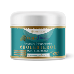 CoilyBuddy Rosemary and Peppermint Cholesterol Deep Conditioner