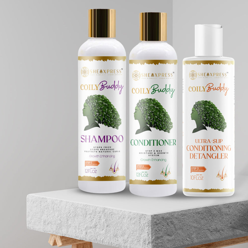 Detangler natural hair set