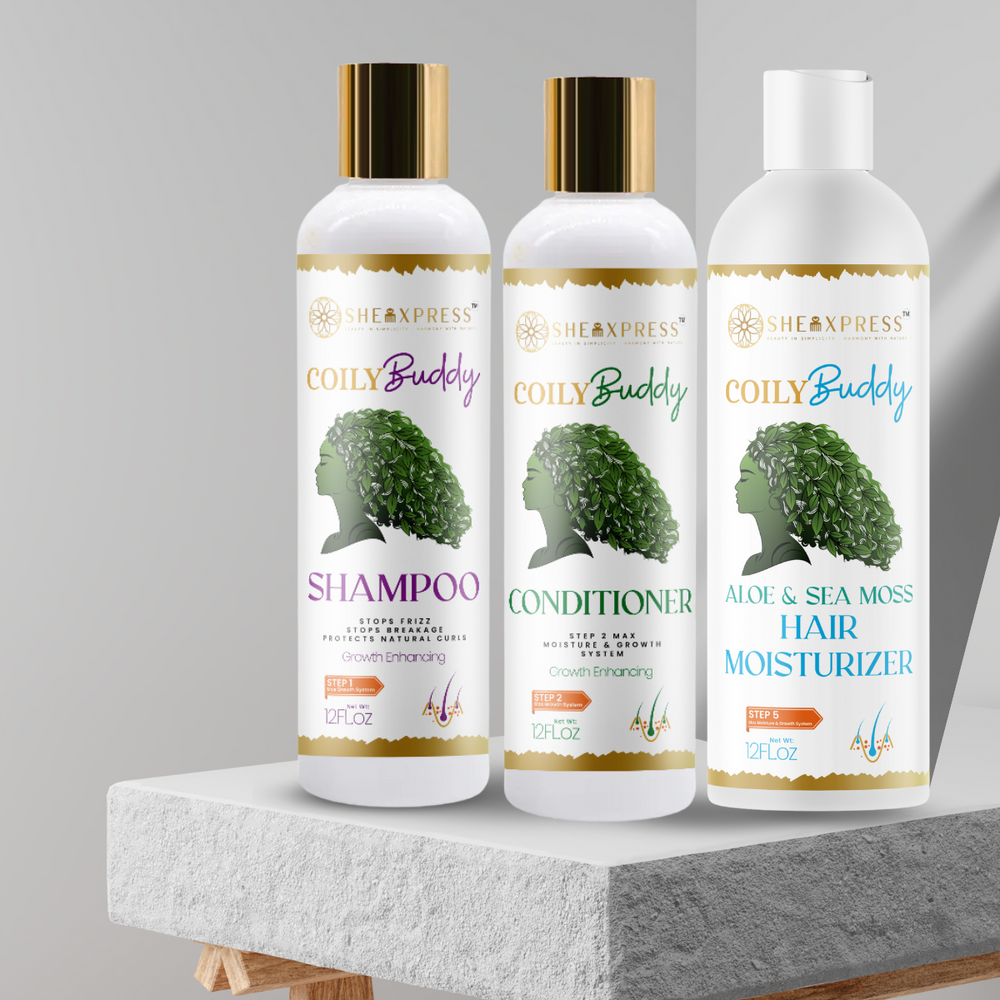 Natural Hair Wash and Go Set | Curl - Enhancing Trio