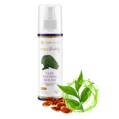 CoilyBuddy Curl Defining Mousse with flax seed 8oz