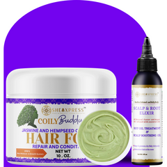 Hot Oil Scalp and Root Elixir +Hair Food Care Duo- Set