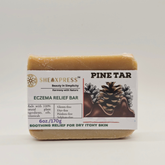 SheaXpress pine tar soap bar with moisturizing botanical oils
