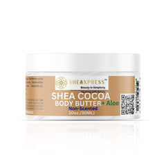 Unscented Shea Cocoa Aromatherapy Body Butter with Aloe
