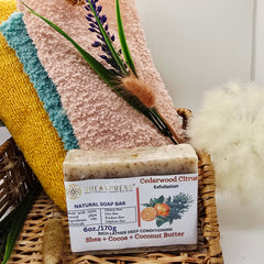 Cedarwood Citrus Bar Exfoliation Soap Bar