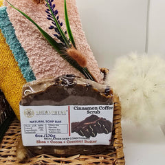 Cinnamon Coffee Scrub Soap bar