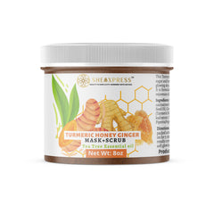 Turmeric Honey Ginger Mask and Scrub