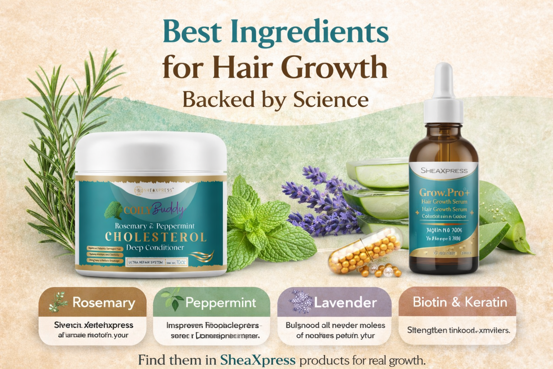 Best Ingredients for Hair Growth Backed by Science