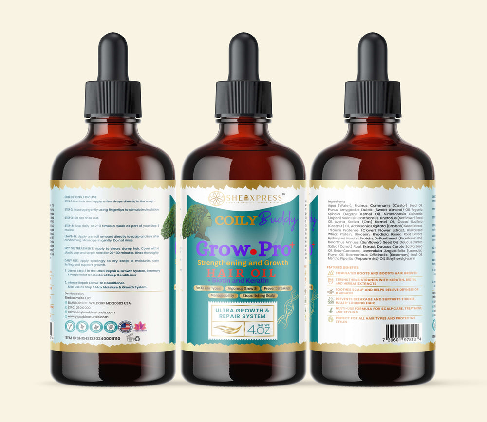 Hair Repair Set for Natural Hair | Growth and Recovery Trio