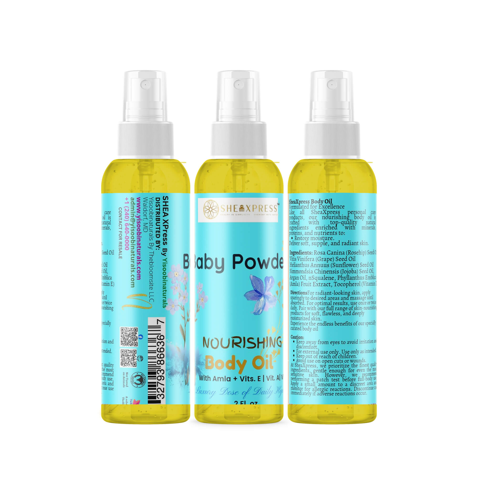 Baby Powder Body Oil