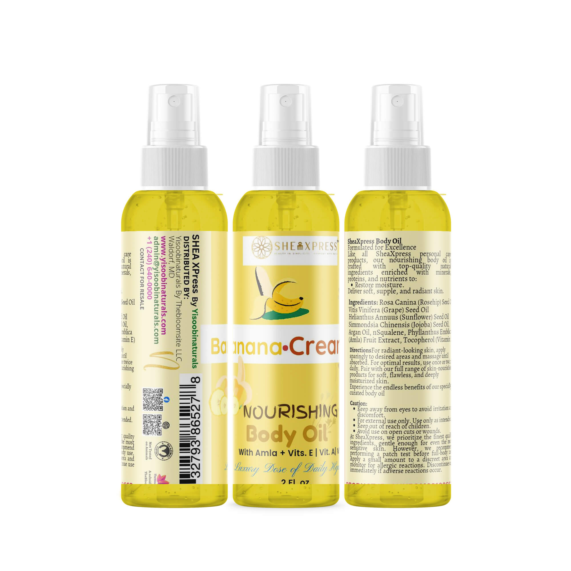 Banana Cream Body Oil