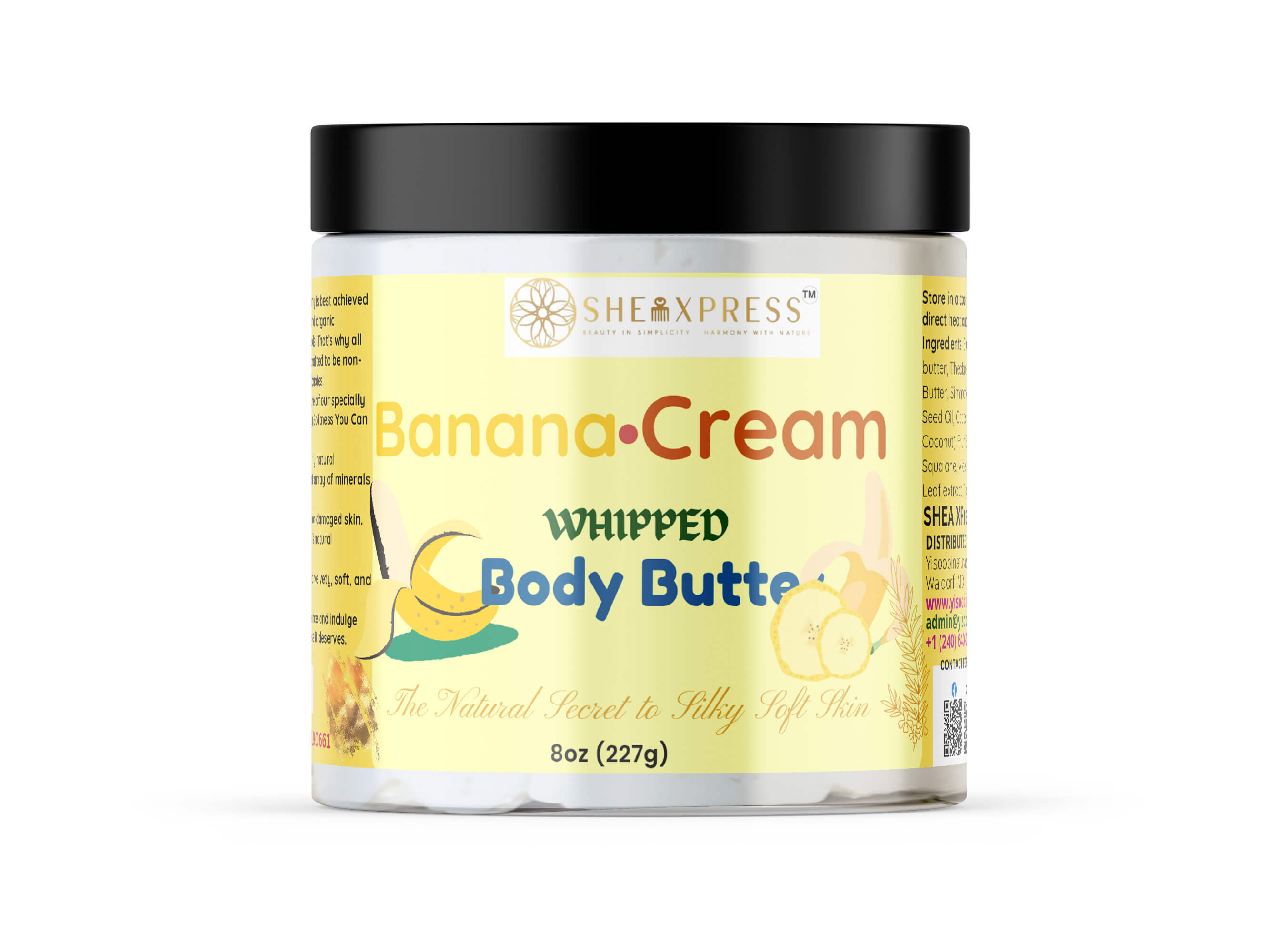 Banana Cream Whipped Body Butter