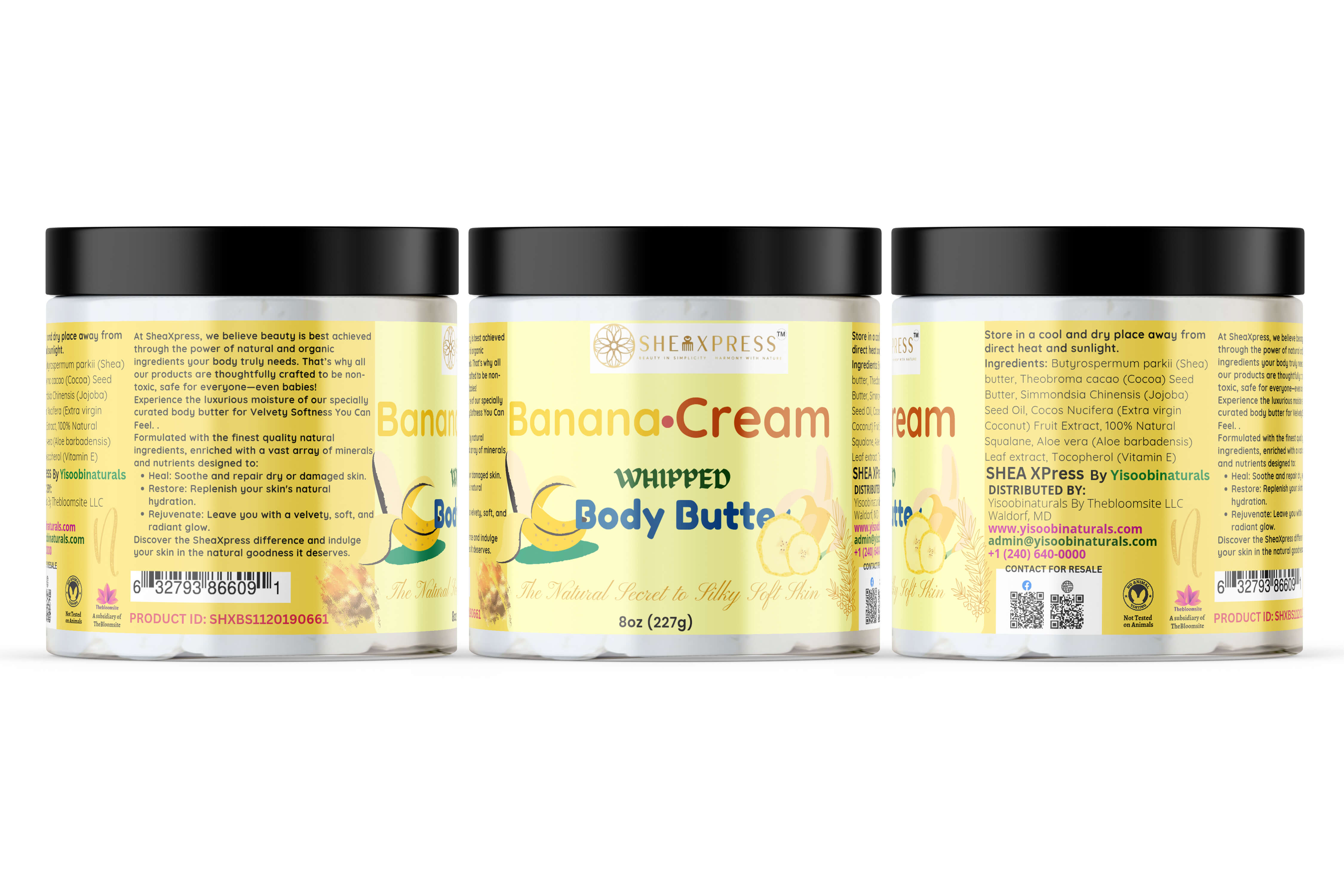 Banana Cream Whipped Body Butter