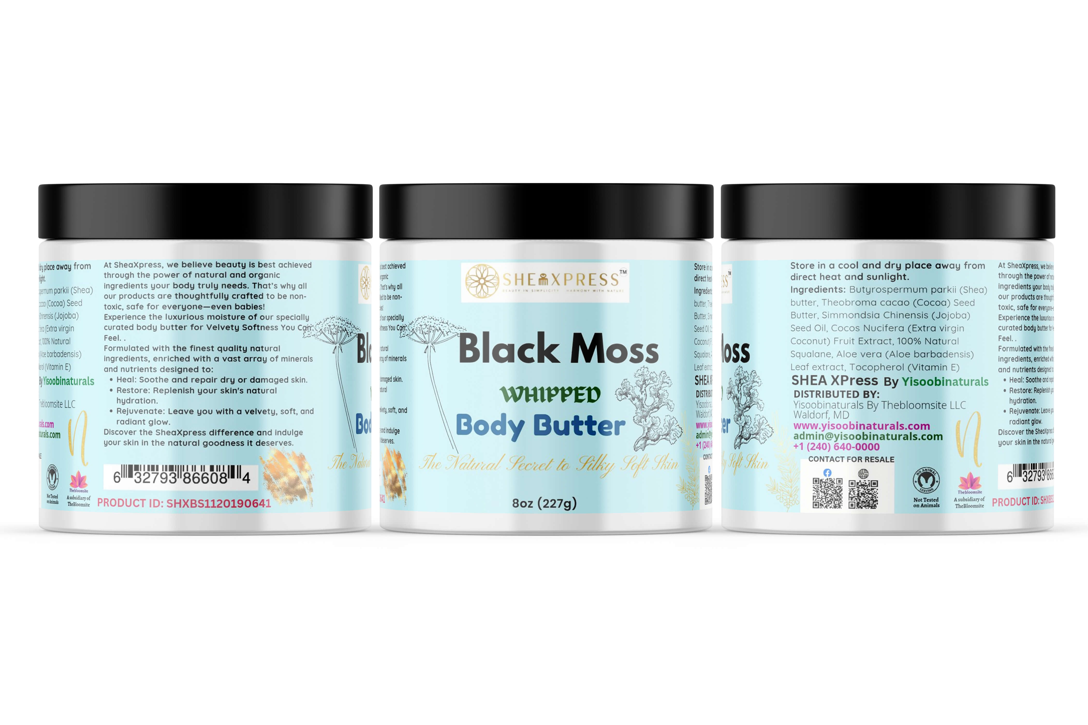 Black Moss Whipped Body Butter