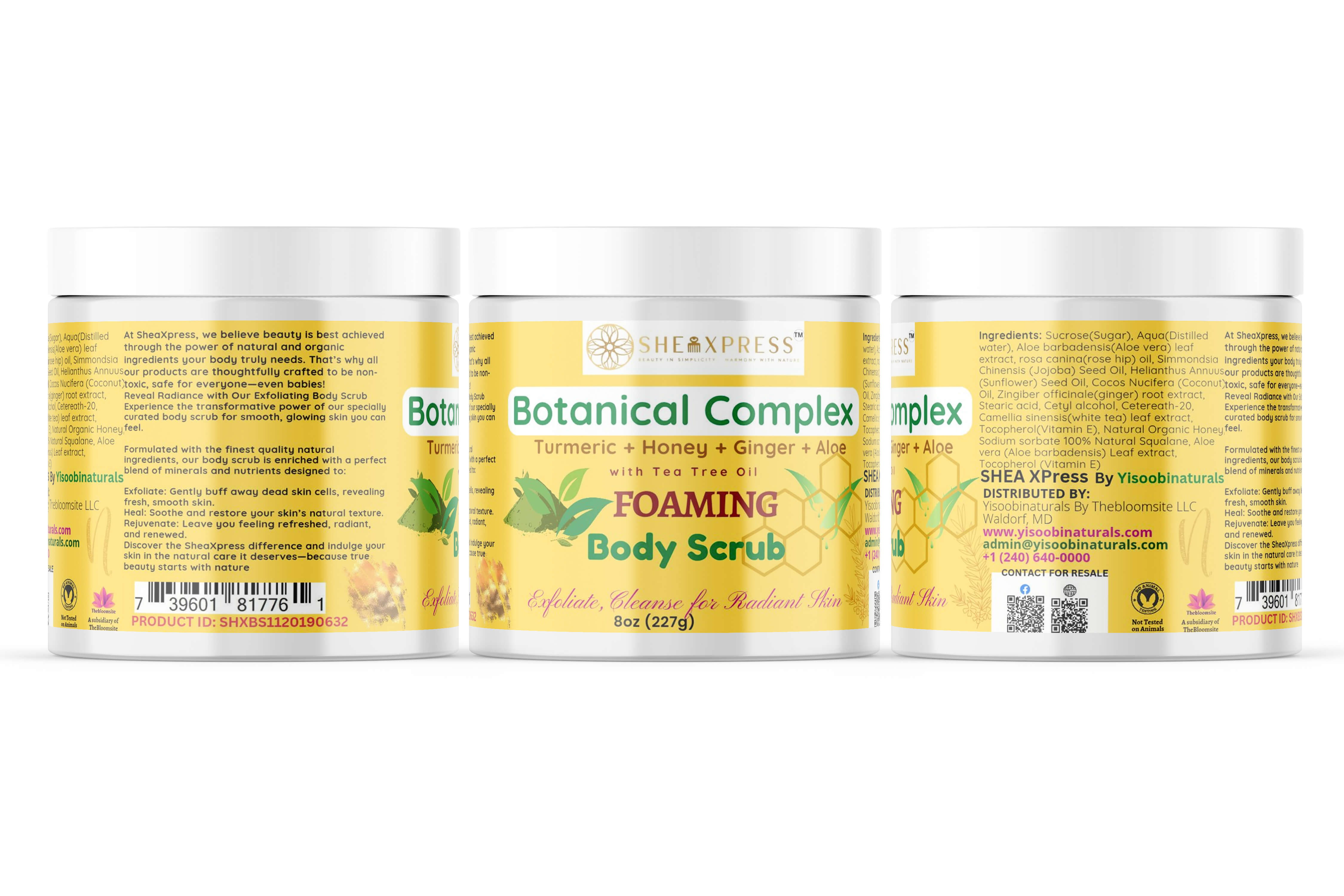 Botanical Complex foaming body scrub