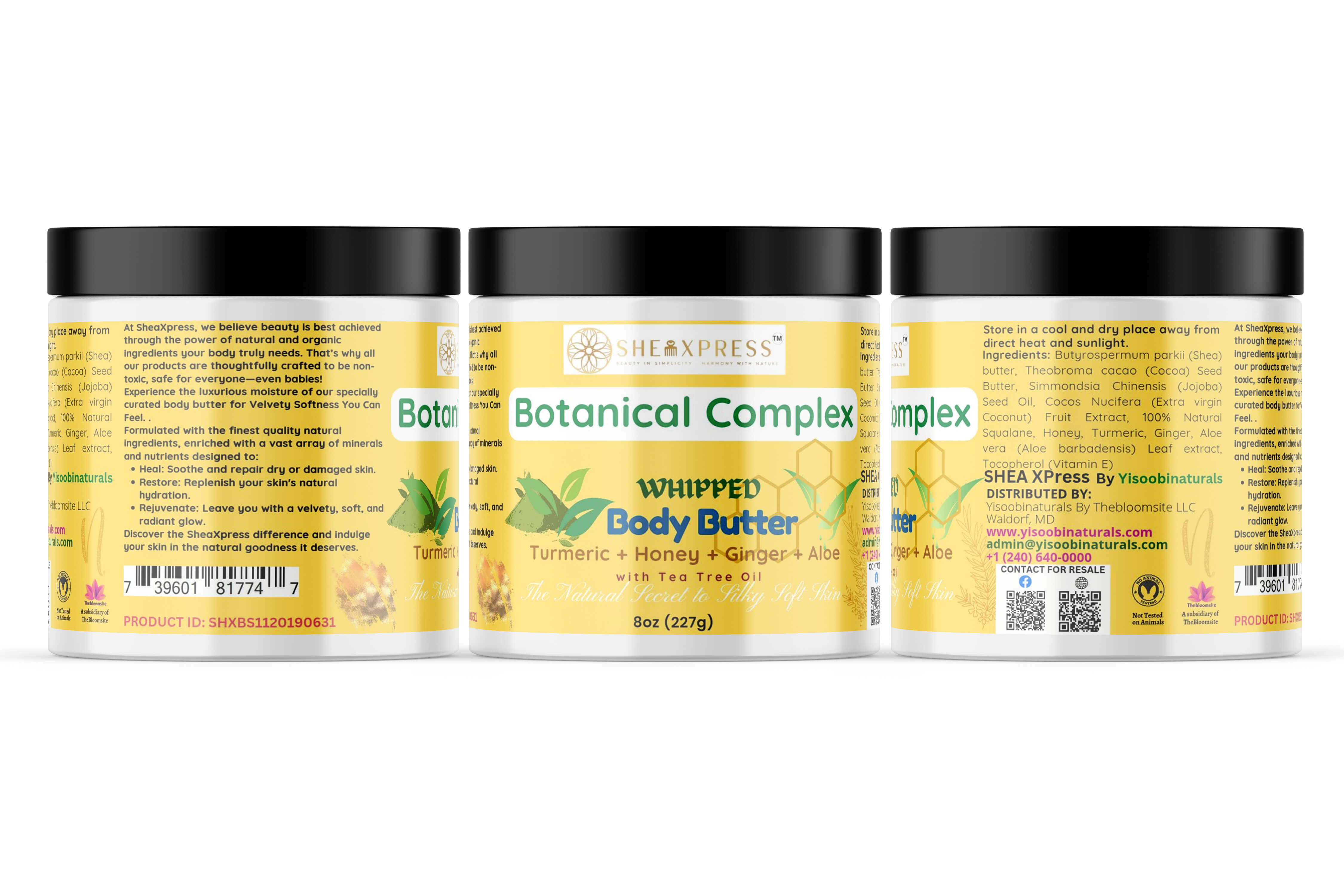 Botanical Complex Whipped body butter