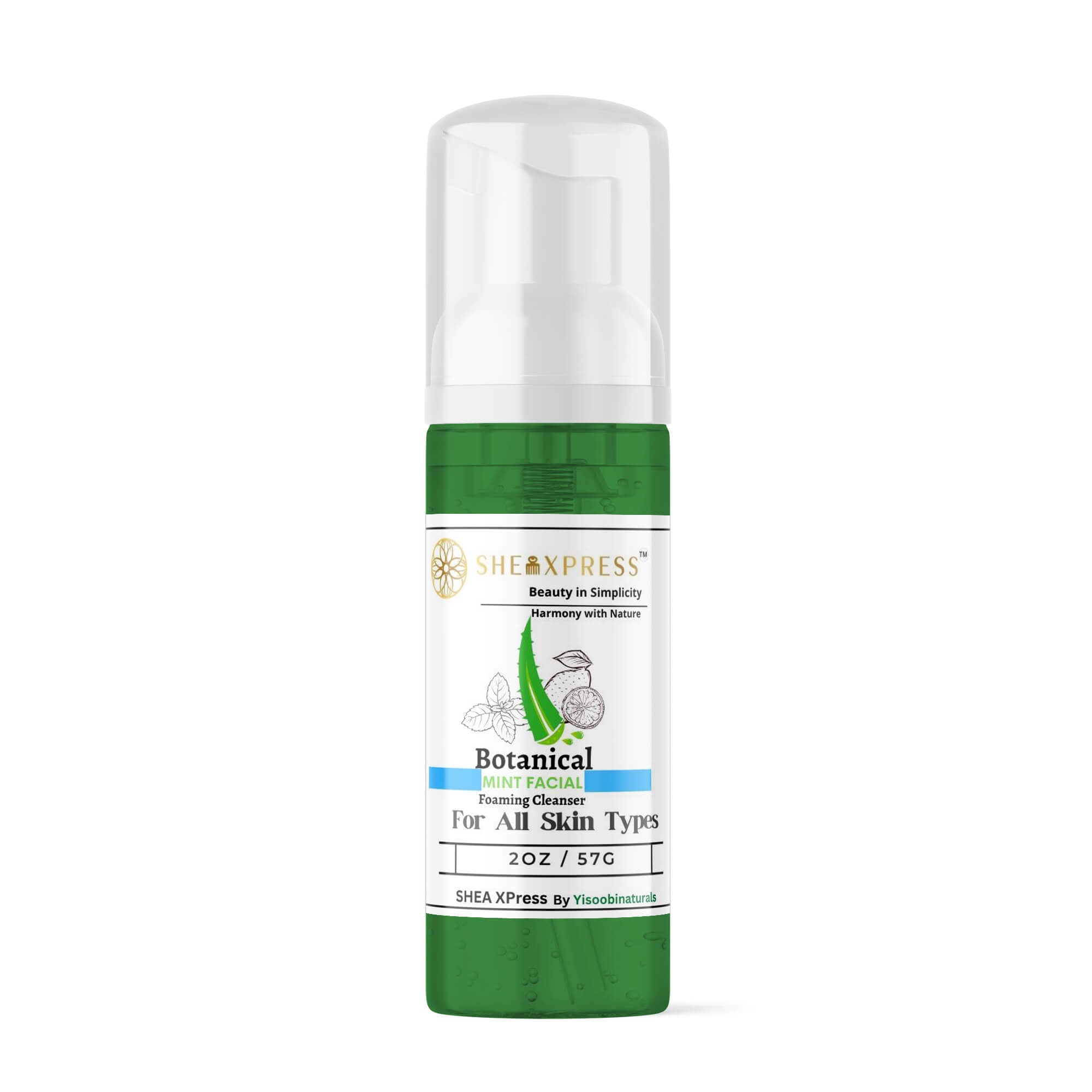 Botanical Mint Foaming Facial Wash