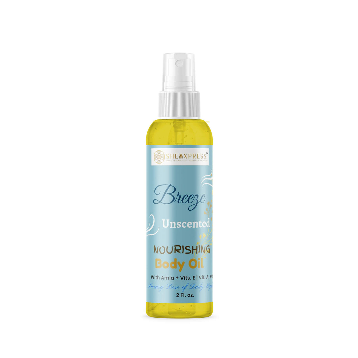 Breeze Unscented Body Oil