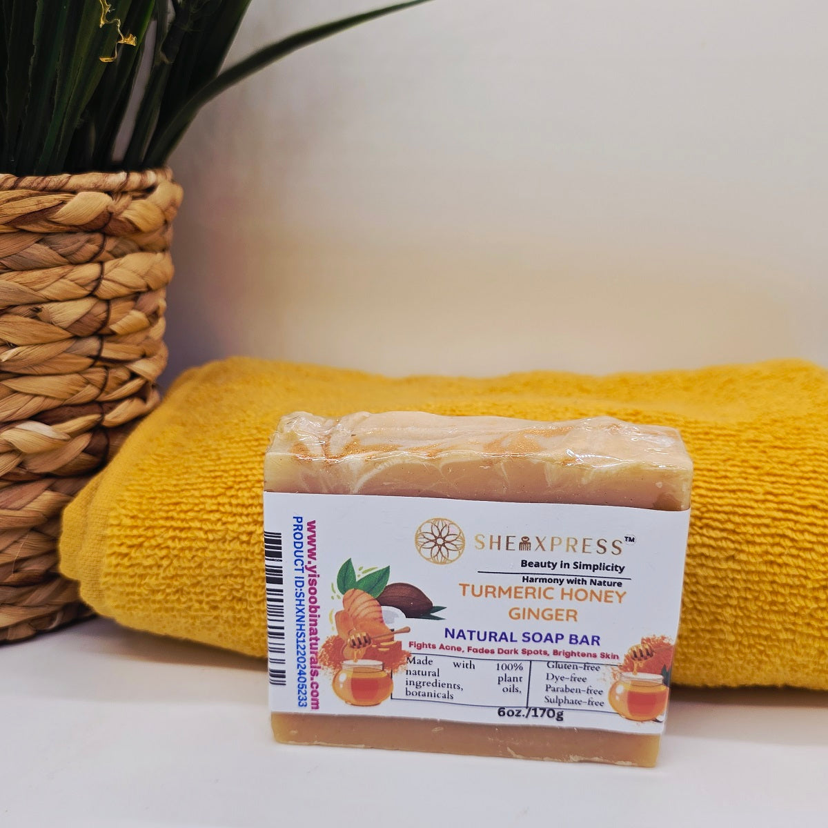 Turmeric Honey Ginger Bar