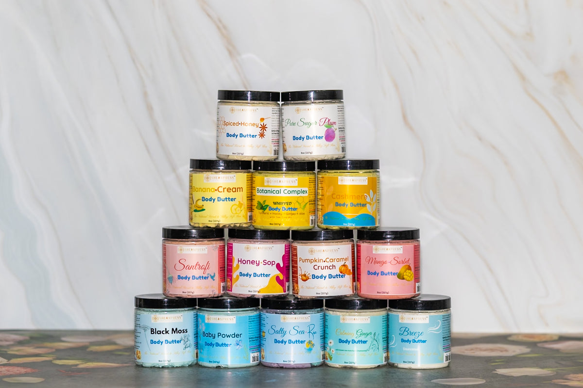 Body Butter-Scrub-Oil Trio Set- SugarLuxe Trio Set