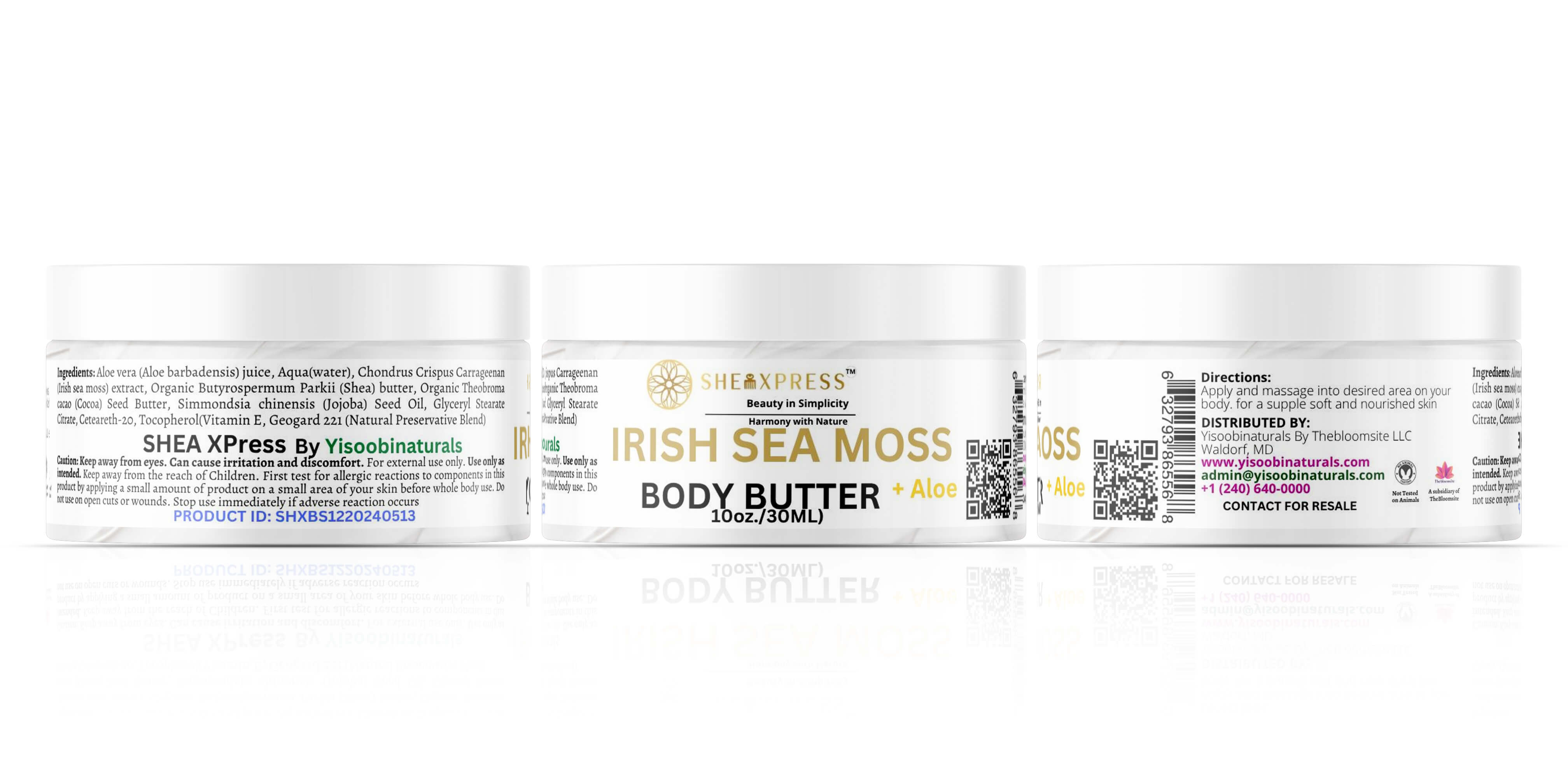 Irish Sea Moss Aromatherapy Body Butter with Aloe