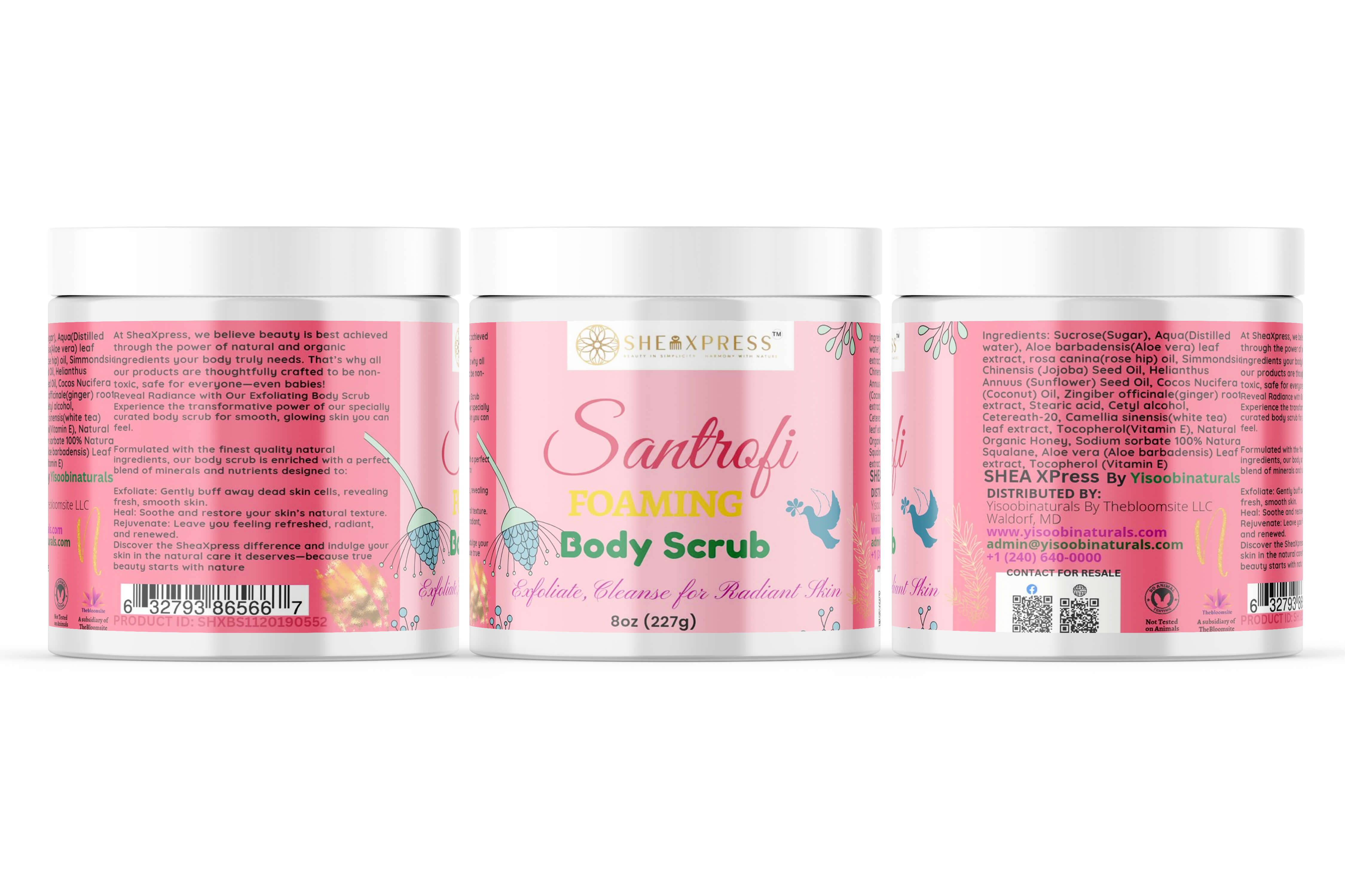 Santrofi Foaming Body Scrub