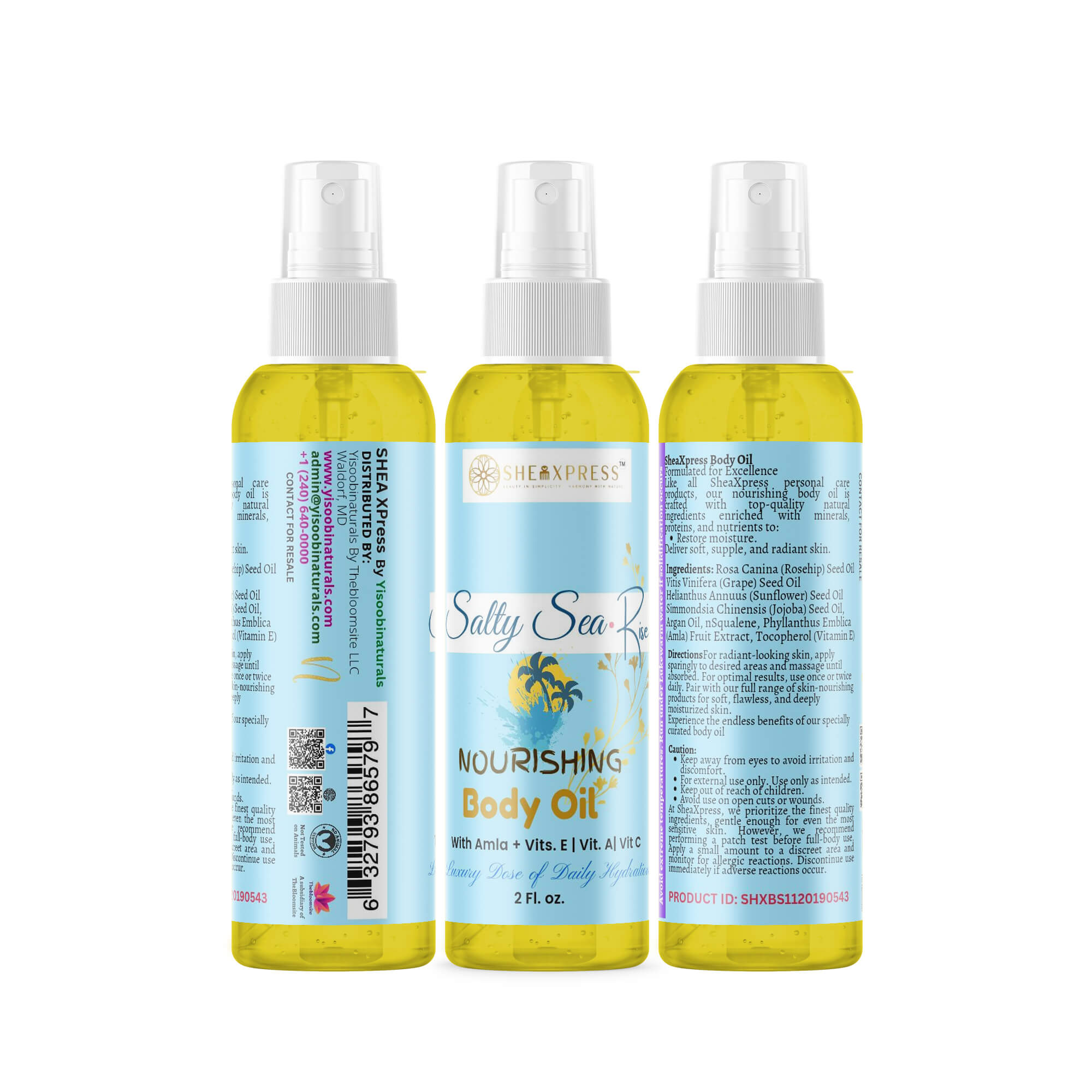 Salty Sea Rise Body Oil