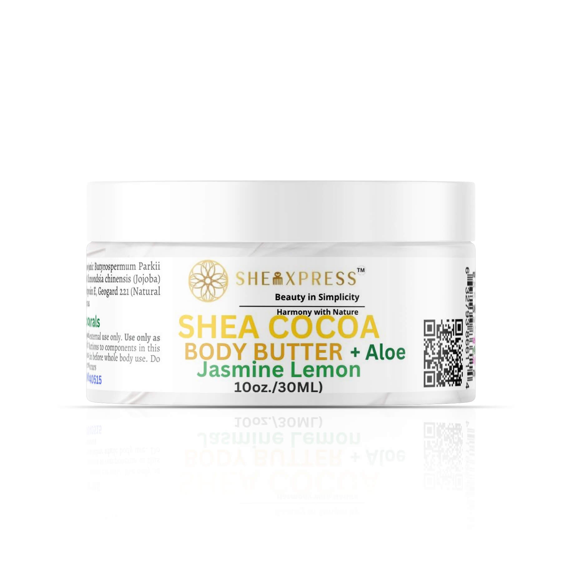 Jasmine Lemon Aromatherapy Body Butter with Aloe