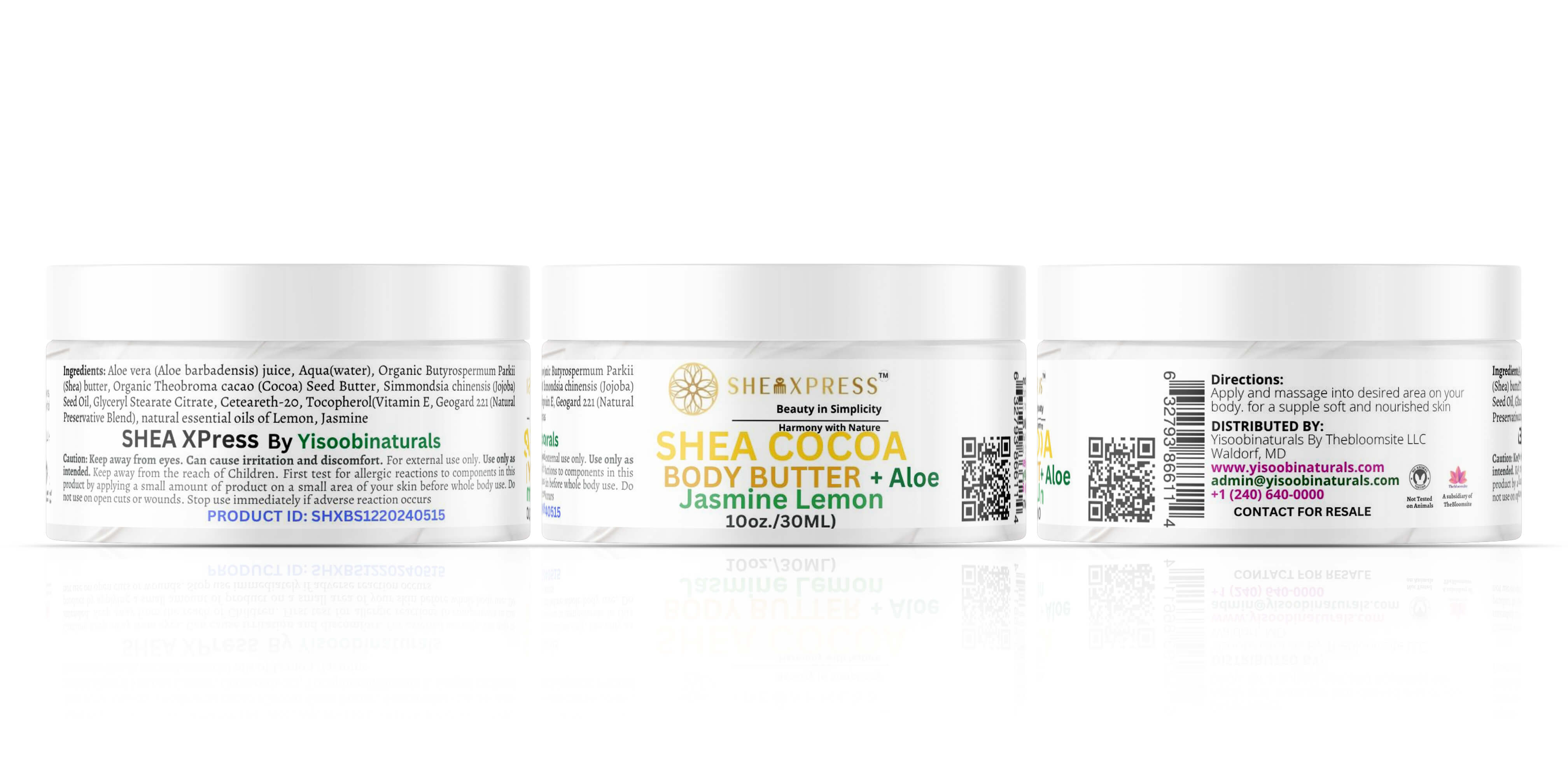 Jasmine Lemon Aromatherapy Body Butter with Aloe