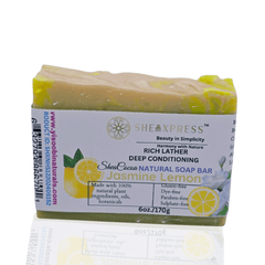 Shea Cocoa Jasmine Lemon Luxury Soap Bar