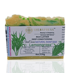 Shea Cocoa Lemongrass Luxury Soap Bar