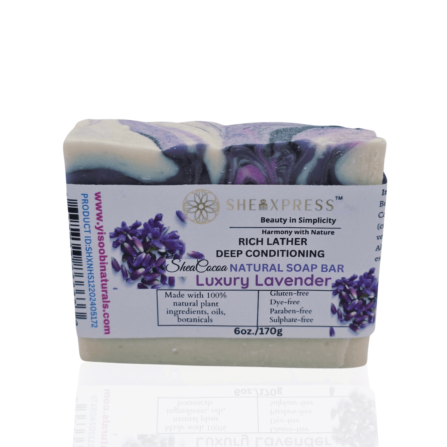Shea Cocoa Lavender Luxury Soap Bar