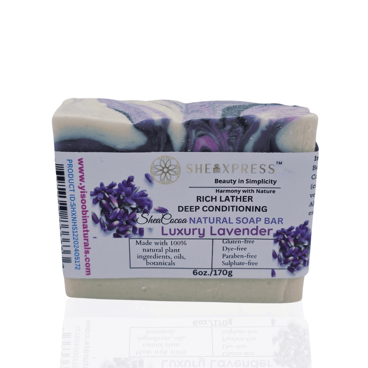 Shea Cocoa Lavender Luxury Soap Bar