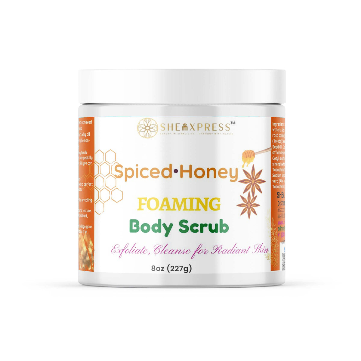 Spiced Honey Foaming Body Scrub